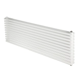 Трубчастий радіатор Betatherm горизонтальний Praktikum PH2 425x1200 (Білий Ral9016M підк. 34) Фото - 1